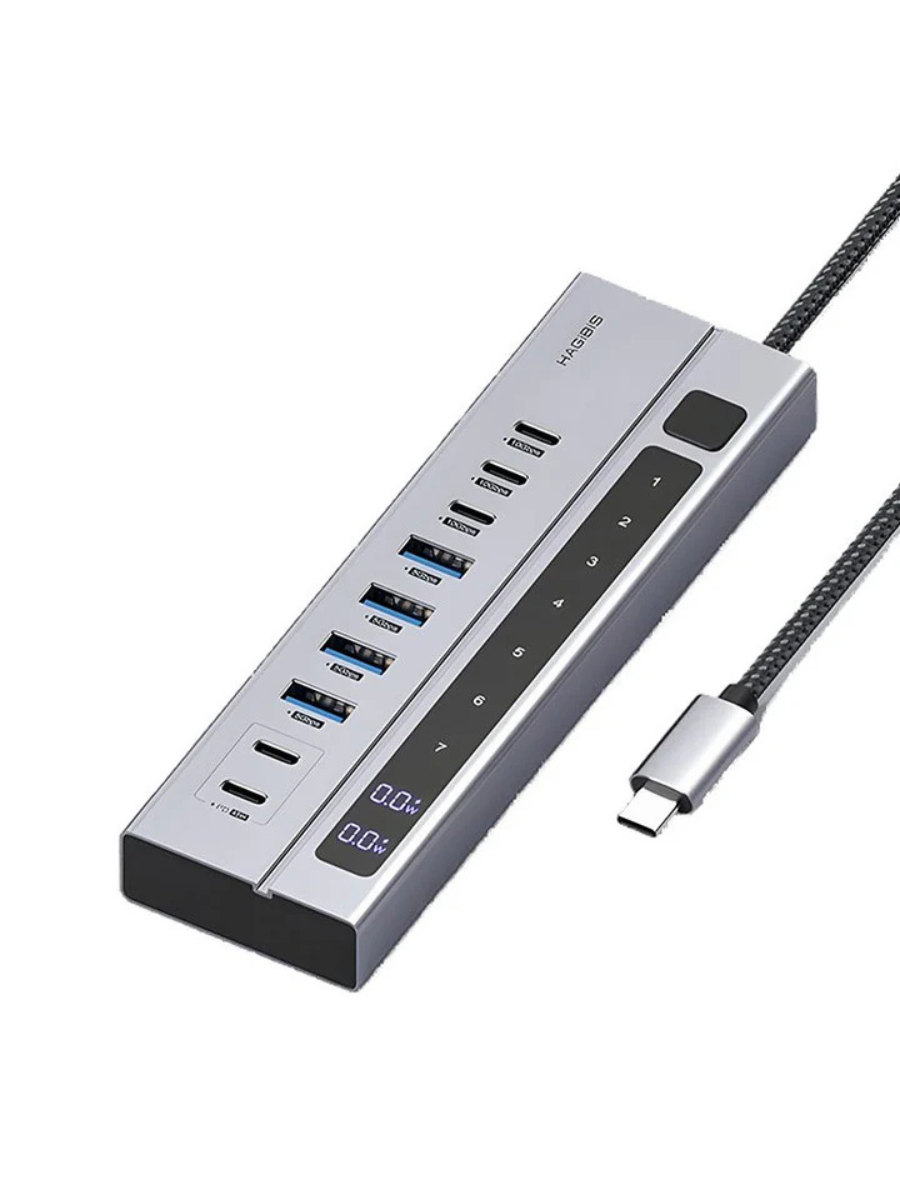 Hagibis 6-in-1 USB-C Hub Type-C Docking Station
