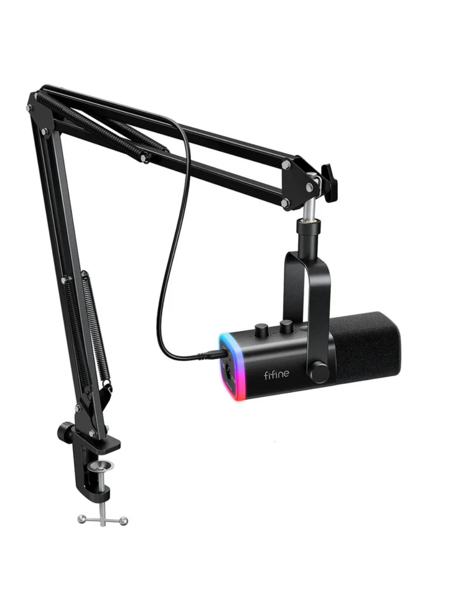 FIFINE XLR/USB Gaming Microphone Kit (Streaming & Podcast Bundle)