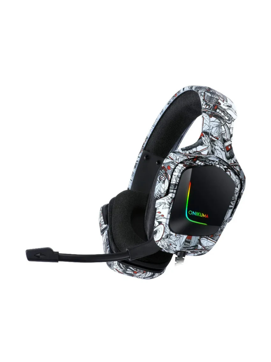 Onikuma K20 Camouflage Wired Gaming Headset (3.5 mm + USB for LED)