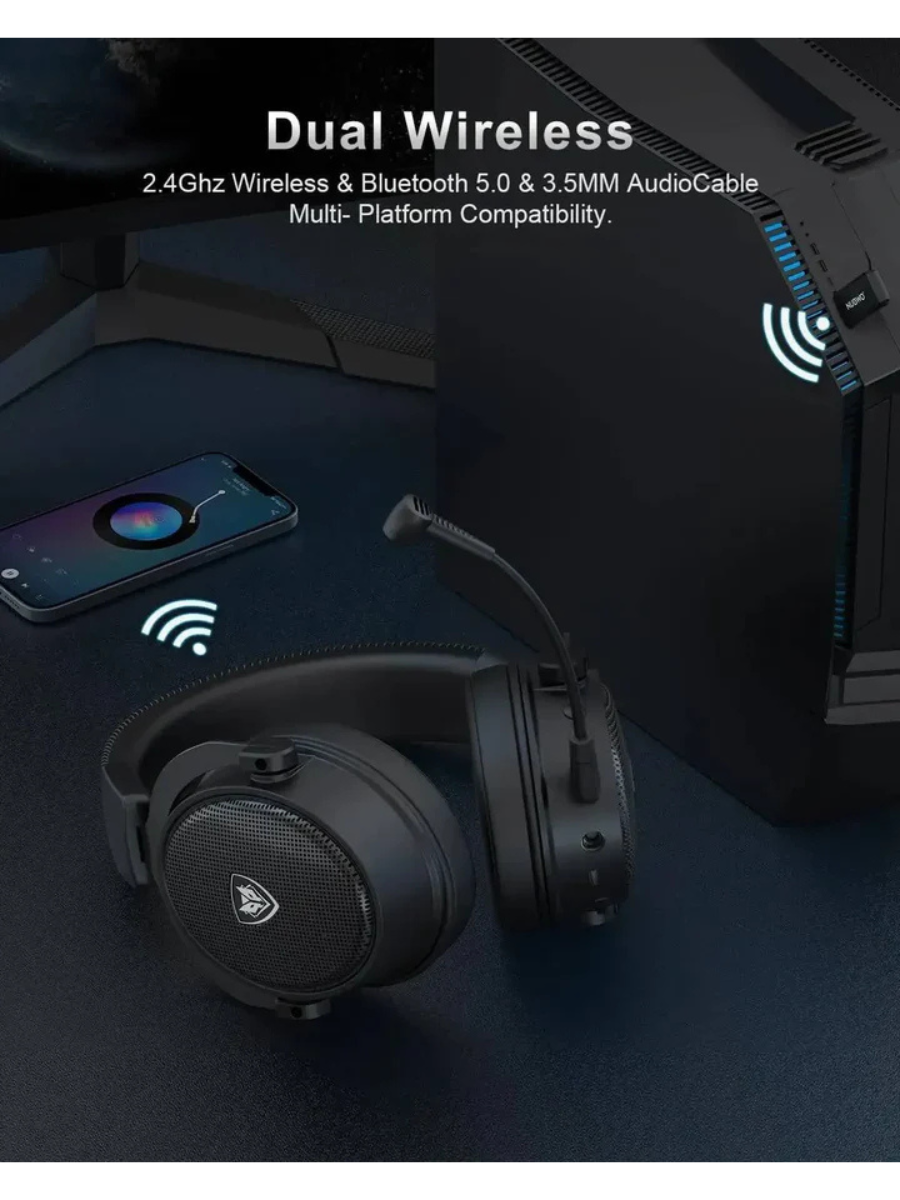 NUBWO G07 Wireless Gaming Headset
