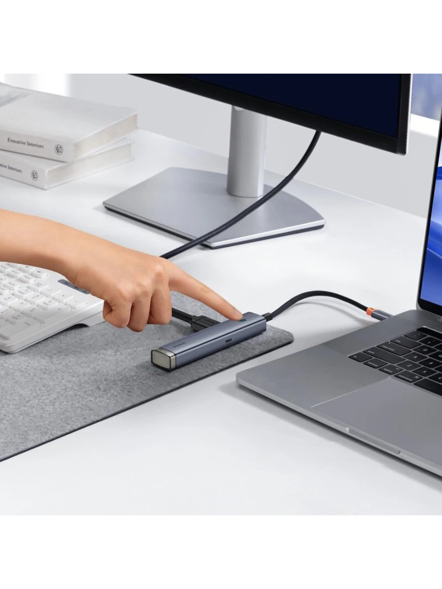 Baseus USB-C to 4K 60 Hz Multiport Hub (Type-C Docking Station)