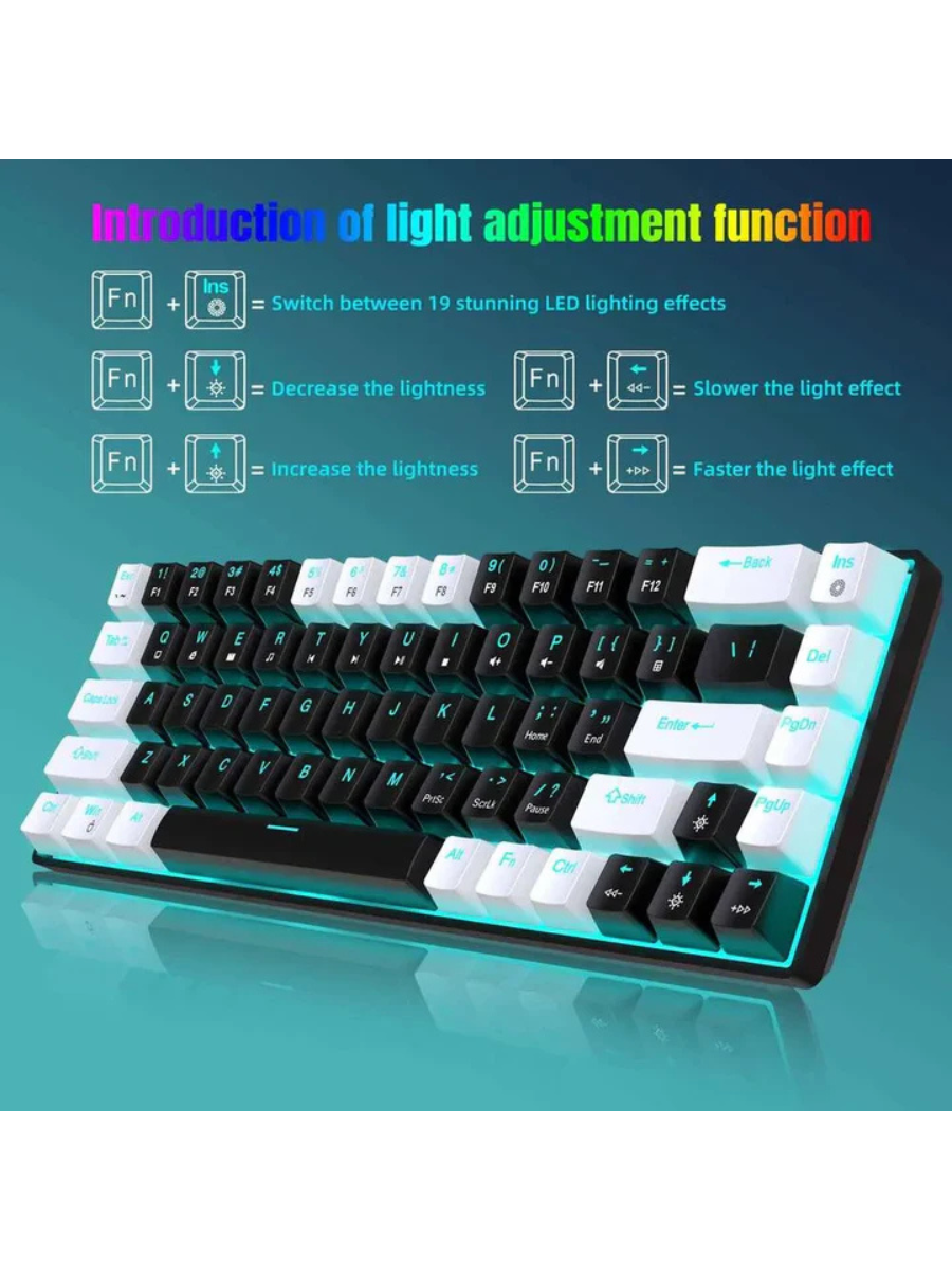 ErgoBacklit Pro Mechanical RGB Gaming Keyboard