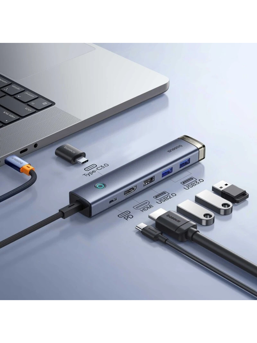 Baseus USB-C to 4K 60 Hz Multiport Hub (Type-C Docking Station)