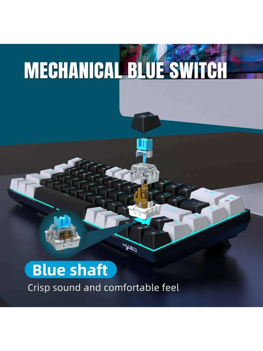 ErgoBacklit Pro Mechanical RGB Gaming Keyboard