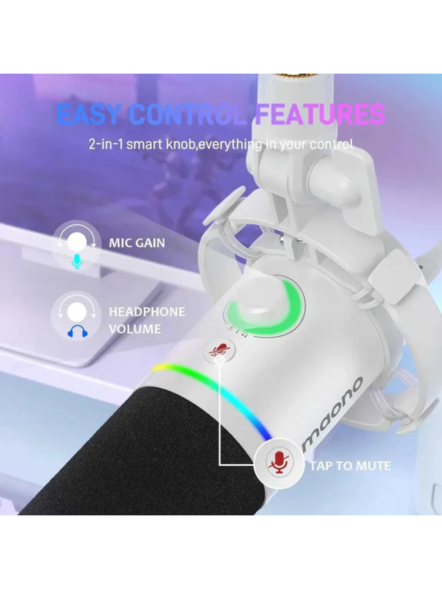 MAONO PD200X RGB + Streaming Mode Microphone